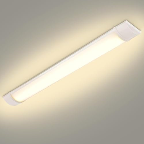 Dibaful 40W 120cm LED Feuchtraumleuchte Röhre Kellerlampe Leuchtstofflampe Neutralweiß 4500K Leuchtröhre für Schlafzimmer Wohnzimmer Werkstatt