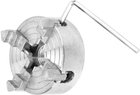 Operitacx Backen-spannfutter aus Zinklegierung Drehbankfutter Spannzubehör für Metalldrehbanken Kompaktes Design Selbstzentrierend für Heimwerkerprojekte und Mechanische Bearbeitung