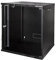 LogiLink W12A54B ECO Wandschrank 12HE (560mm Tiefe), Flat Pack (unmontiert), 48,26 cm (19 Zoll) schwarz
