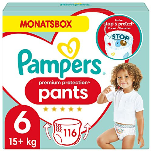 Pampers Premium Protection Pants Gr.6 Extra Large 15+kg Monatsbox