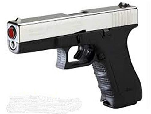 Bruni Pistola a Salve Gap G17 Calibro 9 mm Nickel