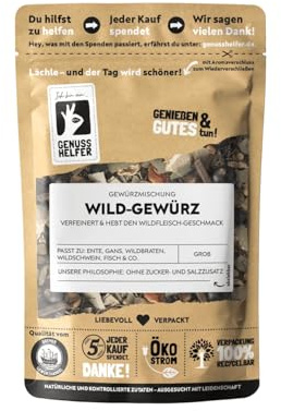 Bremer Gewürzhandel Wild-Gewürz, grob, Gewürzmischung für Wildgerichte, ideal für Reh & Wildgulasch, 10 x 75g