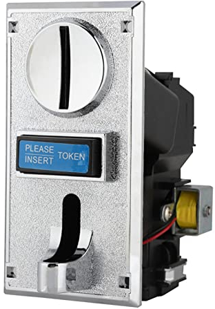 VBESTLIFE Smart Coin Acceptor, Münzeinwurfmaschine Zubehör Doll/Game Machine Coin Slot Identifying Genuine Fake Coins
