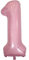 DIWULI Palloncino Compleanno Numero 1 XXL Rosa Decorazione