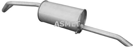 ASMET 21.005 Endschalldämpfer Endtopf