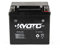 Batterie moto Kyoto SLA GTX5L-BS (YTX5L-BS) - Pronta all'uso - 12V 4Ah - 114 x 71 x 106 mm
