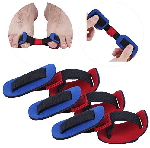 Demeras Big Toe Valgus Übungsband, Gummiband Ballenzehschutz Ballenschienen Hallux Valgus Korrektorgürtel für Füße für Männer und Frauen