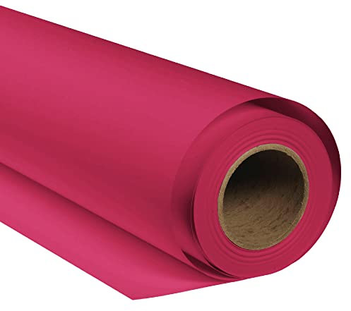 BRESSER SBP13 Fond de Studio en Papier 3,56 x 15m Rouge Crimson