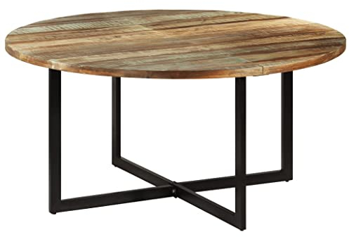 vidaXL Esstisch Massivholztisch Küchentisch Tisch Speisetisch Esszimmertisch für Restaurant Esszimmer Küche 150x75 cm Altholz Massiv