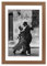 Stallmann Design Bilderrahmen mit Passepartout 70x100 cm (Bild 50x70) | Farbe: Bronze | 30 mm starke Rahmenleiste
