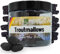 Zite Fishing Trout Mallows Forellenköder - Hochfängiger Forellenteig auftreibend - Troutmallows Starke Aromen & Leuchtende Farben, 40g Dose, Forellen Köder für Grundmontage (Pellet schwarz)