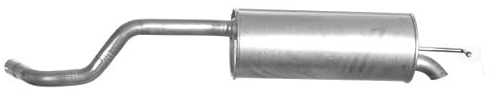 IMASAF Endschalldämpfer 66.13.07 hinten ROOMSTER (5J) 1320mm 7,5kg