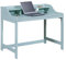 Inter Link - Schreibtisch aus massivem Kiefernholz - Computertisch - Arbeitsplatz -Bürotisch - Robust, Stabil und Zeitlos - Mit Kabelloch - B:110cm x T69cm x H:91cm - Salbei Grün - Conversation Desk