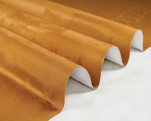 Fuhrwerkdesign® Mikrofaserstoff Klebefolie Wildleder Optik Selbstklebend Auto Stoff Stretch Dehnbar Velvet Velour Kunstleder Wildlederimitat (Braun, 50cm x 150cm)