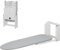 ZOES HOMEWARE Wall Mounted Ironing Board Adjustable Height, 180° Rotation Hanging Ironing Board, Space-Saving Fold Down Ironing Board Wall Mount, 36 x 12, Silver