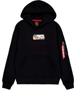 Alpha Industries Herren Camo Panel Hoody Kapuzenpullover (1er Pack)