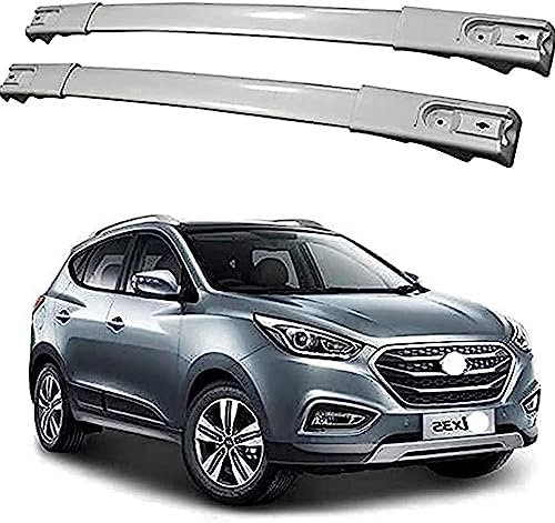 LICYAN 2 Stück Aluminium Dachträger Relingträger Dachgepäckträger für Hyundai IX35 2011-2016, Fahrradträger Dachboxen Dachgepäckablage