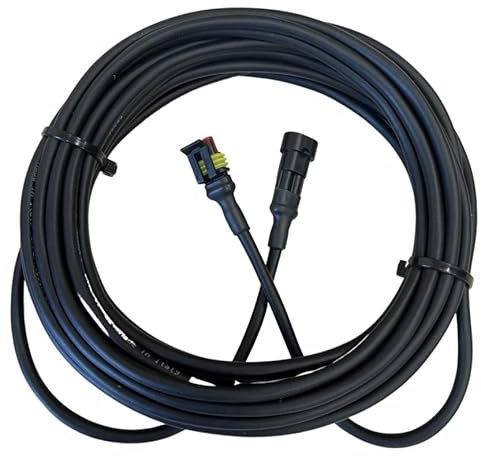 TIMBERA Low Voltage Power Cable Extension for Greenworks OPTIMOW Robotic Lawnmower. Charging Cable to Connect Power Supply Adapter & Charging Station – 10 metre [32 feet]