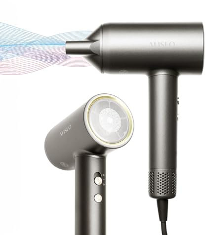 Aliseo Vento Brushless Föhn - Professioneller Ionen Haartrockner - Ultraleicht & Leise - Kompakter Haarföhn mit Anti-Frizz & Stylingdüse - Leistungsstark & Schonend - Inkl. Tasche