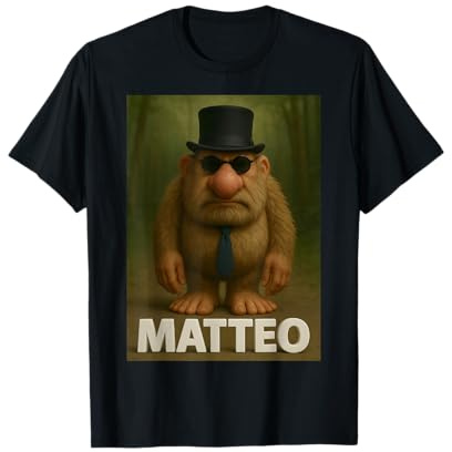 Matteo Brainrot Mateo Italienisches Brainrot Meme Mateooo Matteooo T-Shirt