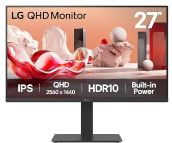 LG 27BA54QB-B.AEU 68.6 cm (27) 2K 16:9 IPS HDMI/DP/USB monitor LS 75Hz [Energieklasse D] (27BA54QB-B.AEU)