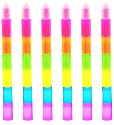6 Pcs Highlighter Markers Bible Marker Pen Brush Splicing Highlighter Art Markers For Learning Working