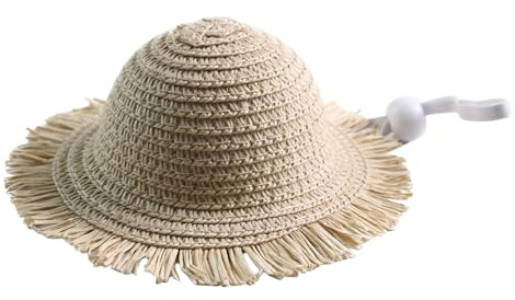Handmade Cat Hat - Straw Cute Costume, Woven Pet Cup with Lightweight Design, Cat Dog Accessory Comfortable Fit, Puppy Kitten Gear Adjustable Size, Small Medium Breed Use For Cosplay Party Home Travel