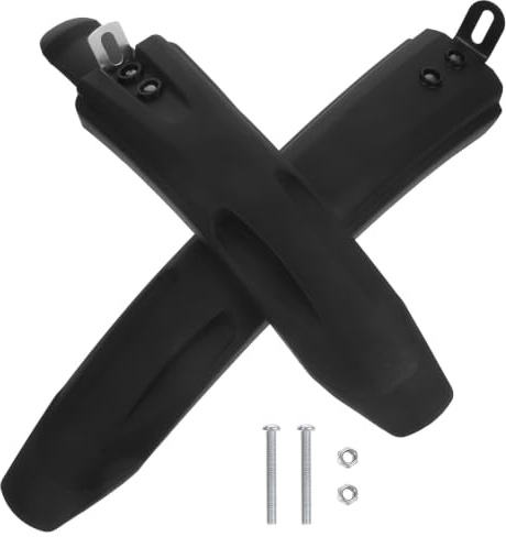 WRITWAA Fahrradschutzbleche 2 Stück für Mountainbike 14 16 18 Zoll Schwarz | PP Material, für Outdoor und Regenfahrt, Passendes Zubehör für Fahrräder und Mountainbikes Zufällige Farbe