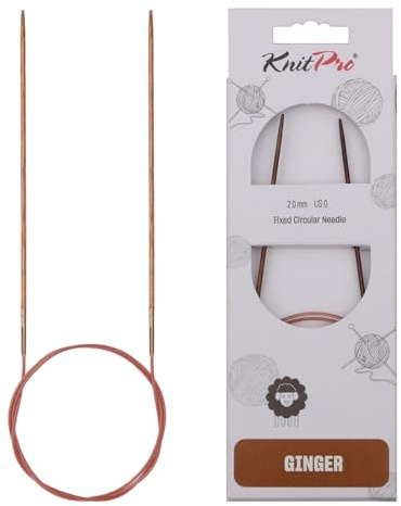 KnitPro Ginger Fixed Circular Needles 40 (100cm) | 2.00mm