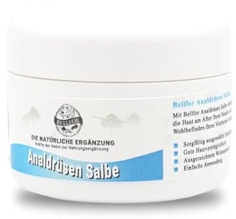 Bellfor Analdrüsen Salbe für Hunde 30 ml – Natürliche Pflege für die empfindliche Haut im Analbereich, geeignet für Hunde jeden Alters und jeder Rasse