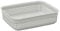 JVL Droplette Design Plastic Storage Basket, 2.2L, 7 x 25 x 20 cm Approx, Grey, One Size