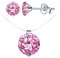 Yumilok Diamant-Schmuck-Set, Halskette mit unsichtbarer Angelschnur, Choker für Damen, Diamantohrringe, 925er Silber, Weihnachts- und Geburtstagsgeschenk, kubischer Zirkonia, Sterling-Silber,