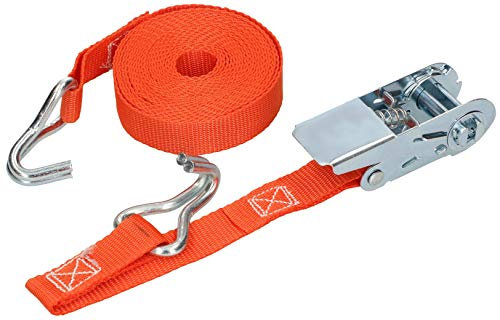 KOTARBAU® Sangle à cliquet 8 m / 25 mm / 500 kg avec sangle d'arrimage à cliquet pour sécuriser la charge.