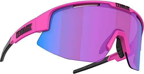 Bliz Matrix Nordic Light Sportbrille, matt neon pink-blue multi