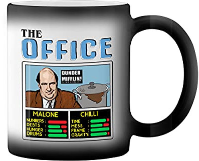 Aaron Rodgers The Office Kevin Malone Chili Black Magic Coffee Mug