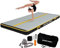 AirTrack Nordic Carbon, Airtrack Matte 3m - 8m mit elektrischer Luftpumpe, aufblasbare Gymnastikmatte Zuhause, besten für Gymnastik & Cheerleading, 1.5m breit & 15cm dick air tracking matte, Air Track