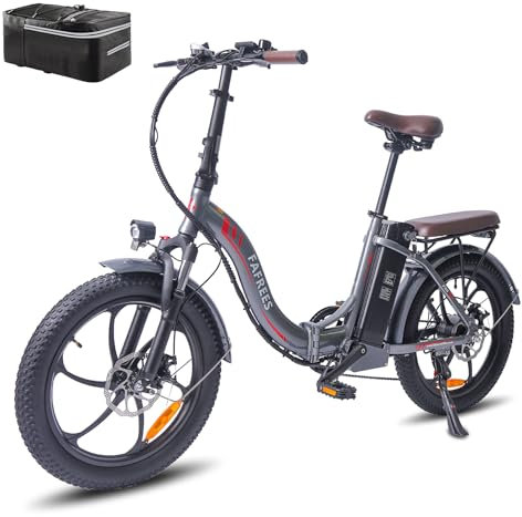 Fafrees F20 PRO Fatbike E-Bike Klapprad 20 Zoll [ Offiziell ] 36V 18AH Akku und StVO. Bremslicht, Erwachsene Klappbar Herren E Bike Damen 250W, Elektrofahrrad 25km/h, Citybike Pedelec Mountainbike