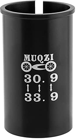 Amagogo Aluminium Fahrrad Sattelstütze Shim Fahrrad Sattelstütze Rohradapter 30,9-33, Umbau Ersatzteile Reduzierhülse für BMX City Fahrradfahren