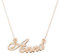 FADA GIOIELLI Collana NOME donna in argento 925% | ciondolo con nome personalizzabile | Made in Italy | (Oro Rosa)