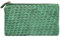 LEONARDO VERRELLI Damen-Geldbörse Clutch Portemonnaie Tasche Handtasche Echtleder 3000451 (Grün)