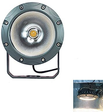 GRAWIT 10W COB Lampe De Projection Aluminium Verre Rond Projecteur IP67 Extérieur Étanche Arbre Lumières Paysage Projecteur LED Projecteur (Color : Warm Light) Beautiful Scenery