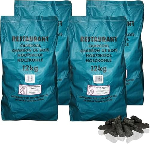 Xylo's 48KG of Premium Grade Large Lumpwood Restaurant Cooking Charcoal (280L)