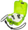 Funda para auriculares Nothing Ear 2,MOWYEOK Transparente TPU Carcasa de cuerpo entero a prueba de golpes, compatible con Nothing Ear 2 funda de carga, con correa y llavero, amarillo transparente