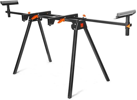 WEN Universal Collapsible Miter Saw Stand, 350-Pound Capacity (MSA200)