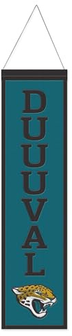 Jacksonville Jaguars SLOGAN NFL Wool Banner 80x20cm
