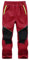 Zzkouine Kinder Softshellhose Schneehose Skihose Warme Hosen Jungen Mädchen Winterhose Outdoorhose Wanderhose, Rot/Schwarz 164-170