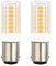 TRIJZHOU 2 Stück Nähmaschinenbirne Bajonett B15d LED Lampe 4W Ersetzt 40W Halogenlampe Warmweiß 400LM 220V 230V 3000K B15 LED für Nähmaschine,Dunstabzugshaube
