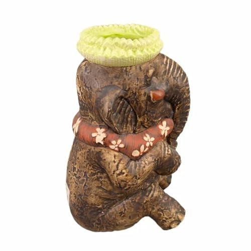 NEMAA Tiki-Becher Lustiger Elefanten-Totem-Becher, Weinglas, Hawaii, tropischer Cocktailbecher, Bar-Zubehör