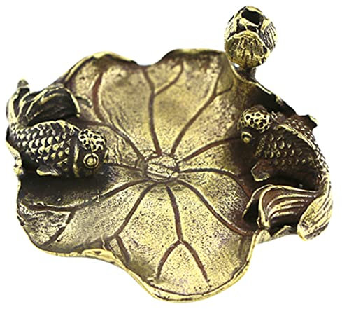 Cabilock 1stk Briefbeschwerer-Ornamente Tischtabletts Zum Essen Messingstatue Malpinselauflage Vintage Wohnkultur Schreibtisch-dekor Hausdekorationen Für Zu Hause Metall Bronze- Kupfer