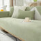 GKXLH Sofa überzug Waschbar - Neue Weiche Chenille Sofa Cover, rutschfeste Sofabezug 2 3 4 Sitzer Couch überzug Sofaüberwürfe für Sektionssofa, Sofa Bezug L Form Möbelschutz (Helles Grün, 70x70cm)